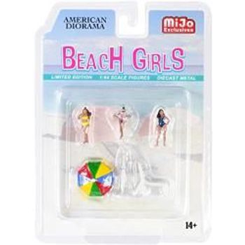 American Diorama Beach Girls Diecast Car