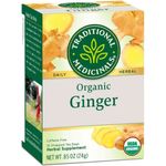 Traditional Medicinals Organic Ginger 16 Bags 24g