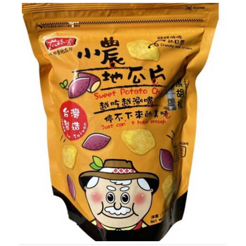 Tai Zhen Xiang Xiaonong Sweet Potato Slices Black Pepper Flavor 110g