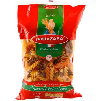Pasta Zara Spiral Tricolore Pasta 57 500g
