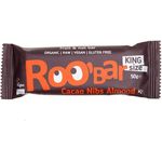 Roo'Bar Organic Cacao Nibs Almond Raw Bar 30g