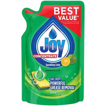 Joy Dishwashing Liquid Lime Refill 375ml