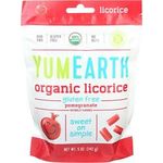 Yum Earth Organic Gluten Licorice Pomegranate 142g