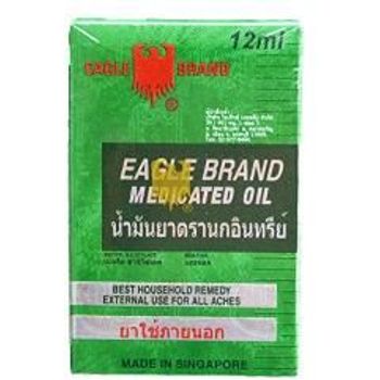 Eagle Brand Medicated Oil 12ml Relief Dizziness Sprains Rheumatic