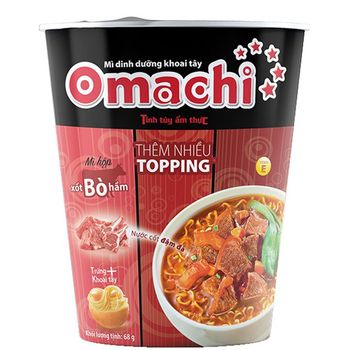 Omachi Noodles with Beef Stew Sauce 68g