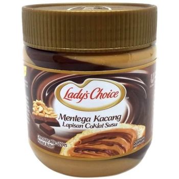 Lady's Choice Peanut Butter Chocolate Stripe 350g