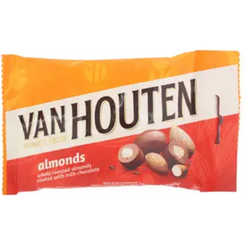 Van Houten Chocolate Pouch Almonds 80g