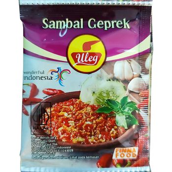 Finna Uleg Sambal Sachet Geprek 18gr (Pack of 10)