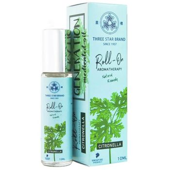 Three Star Brand Roll On Citronella 10ml