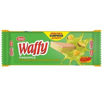 Dukes Waffy Wafers Pineapple Flavoured Creamy And Crunch 60g