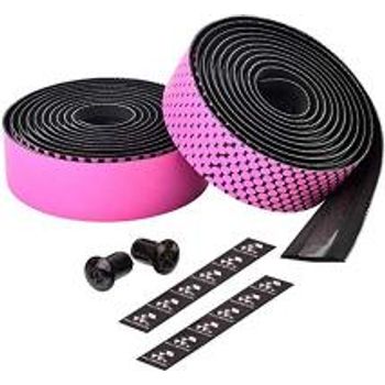 Ciclovation Advanced Bar Tape with Leather Touch Fusion Series Black Pink