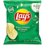 Lay's Potato Chips Sour Cream And Onion 28.3g