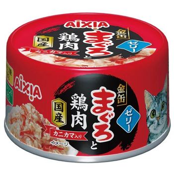 Aixia Cat Kin Can Tuna And Chicken with Crabstick 70g
