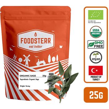 Foodsterr Organic Turkish Sage 25g
