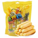 徐福记米格玛咸香芝士味90G | Hsu Fu Chi Filled Rice Crackers Salty Cheese Flavor 90g