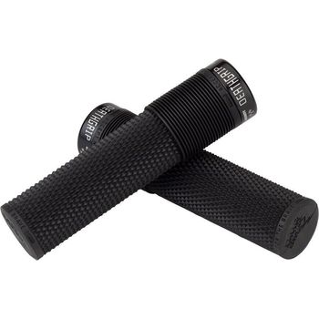 DMR DeathGrip Race Edition Grips Thin Flangeless Lock-On Black