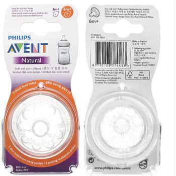 Philips AVENT Natural Thick Teat 6M+