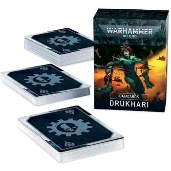Games Workshop Warhammer 40,000: Datacards Drukhari 9th edition