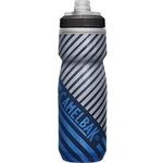 Camelbak Podium Chill Insulated Bike Water Bottle Easy Squeeze Bottle Fits Most Bike Cages 21oz Navy Stripe