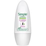 Simple Roll On Deodorant Anti Perspirant Invisible 45ml