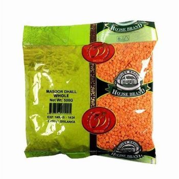 House Brand Masoor Dhall whole 500g