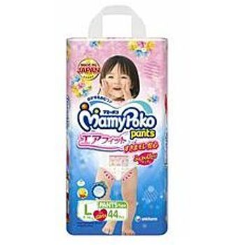 Mamy Poko Air Fit Pants Girl L 44pcs