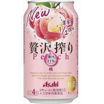 Asahi Luxury Squeezing Peach Can 350ml