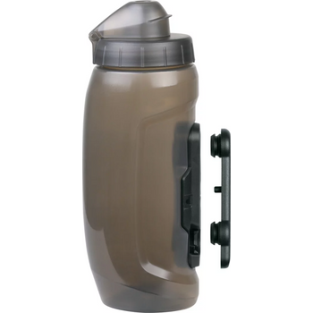 SKS Bottle With Holder Monkey Bottle Twist 590ml Grey Transparent