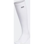 Adidas Ladies Golf Knee Length Linear Logo Socks White