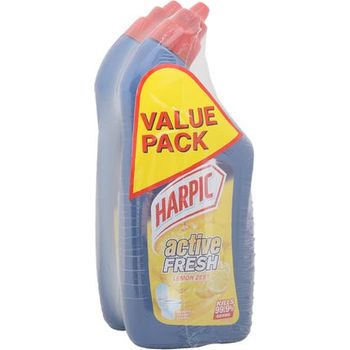 Harpic Active Fresh Lemon Zest 2pcs 500ml