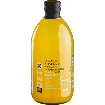 Detox Andrea Milan Organic Apple Cider Vinegar Infusion with Ginger and Turmeric 500ml