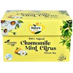 Nature Chai Chamomile Mint Citrus Green Tea Biodegradable Pyramid Bags 40g