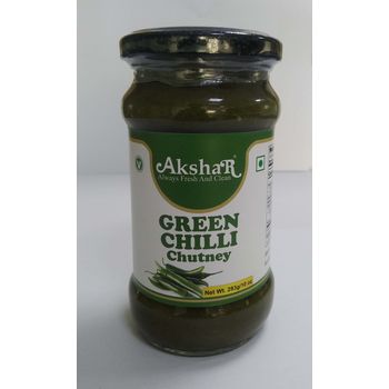 Akshar Chutney Green Chilli Chutney 283g