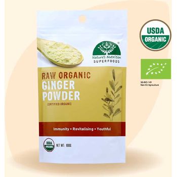 Nature's Nutrition Organic Ginger Powder 100g
