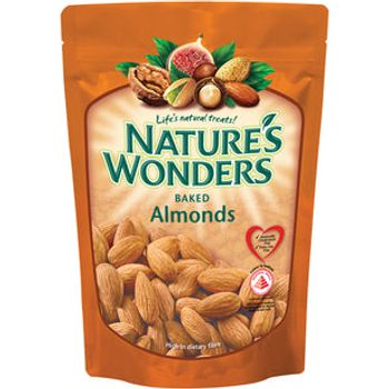 Nature's Wonders Baked Almonds 220g