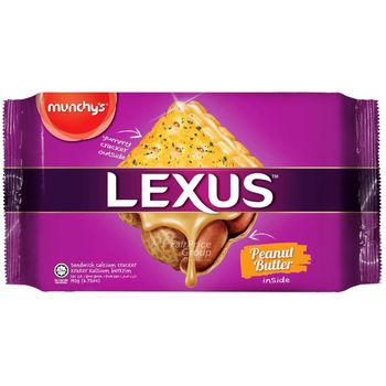 Munchy's Lexus Sandwich Calcium Crackers Peanut Butter 190g