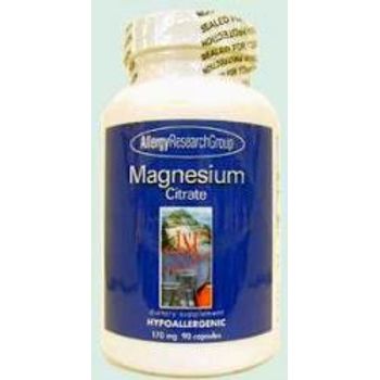 Allergy Research Group Magnesium Citrate 170mg 90 Capsules
