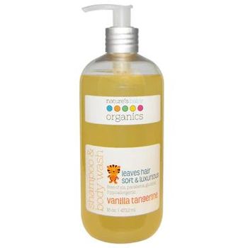 Nature's Baby Organics Shampoo and Body Wash Vanilla Tangerine 473ml