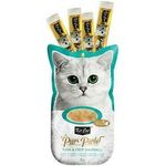 Kit Cat Purr Puree Tuna And Fibre Hairball Cat Treats Sachets 4x15g