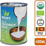 Wichy Organic Coconut Milk 400ml