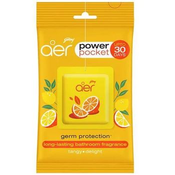 Godrej Aer Power Pocket Bathroom Fragrance Air Freshener 10g