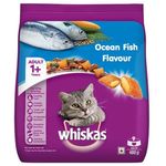 Whiskas Dry Pet Food For Adult Cats Ocean Fish Flavour 480g