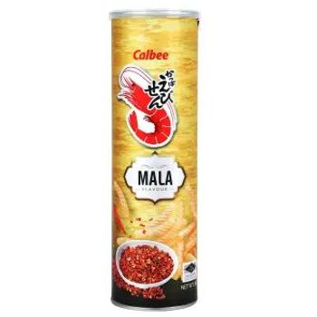 Calbee Prawn Crackers Mala Flavoured 80g
