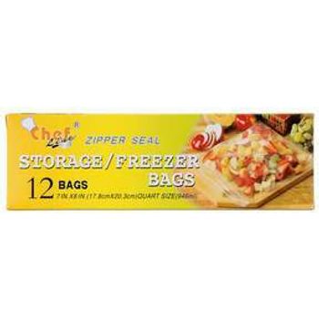 Chef Line Zipper Seal Storage Bags 70g