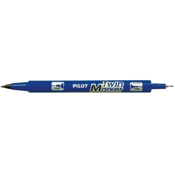 Twin Marker Pen Blue Begreen Extra Fine