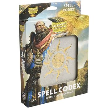 Arcane Tinmen Dragon Shield Spell Codex Portfolio Ashen White