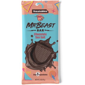 Feastables Mr Beast Chocolate Sea Salt Bar 60g