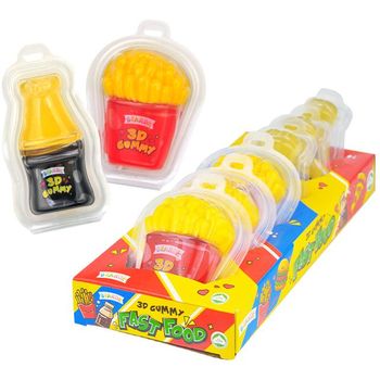 Beardy 3D Gummy Fast Food 6pcs 50g