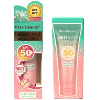 Kiss Beauty Salicylic Acid Sunscreen SPF50 Anti Acne 60ml