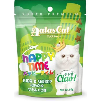 Aatas Cat Happy Time Ciao Tuna And Shrimp Flavour Cat Treat 60g